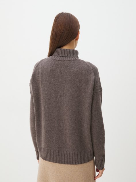 Женский свитер MAISON DAVID, Артикул 2023-177, серо-коричневый | 4269245. Ракурс 4