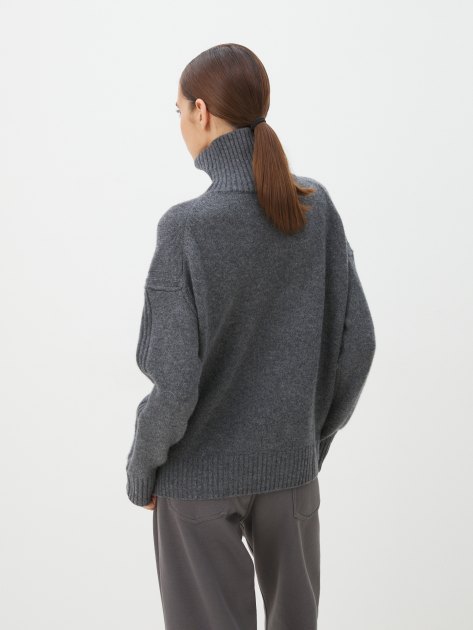 Женский свитер MAISON DAVID, Артикул 2023-177, графитовый | 4269259. Ракурс 4