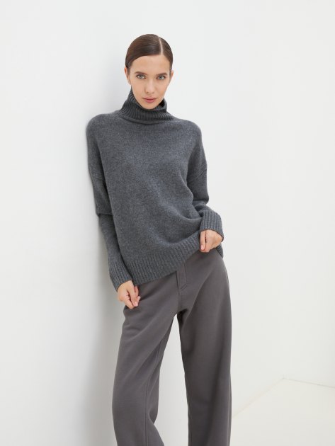 Женский свитер MAISON DAVID, Артикул 2023-177, графитовый | 4269259. Ракурс 5