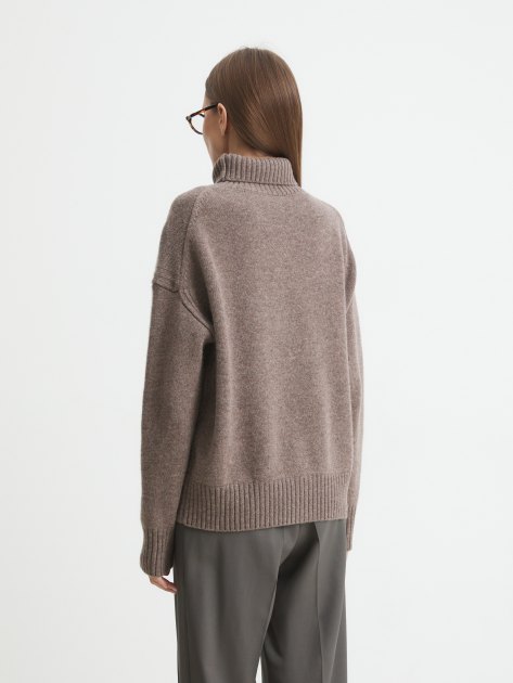Женский свитер MAISON DAVID, Артикул 2023-177W, серо-коричневый | 4269294. Ракурс 4