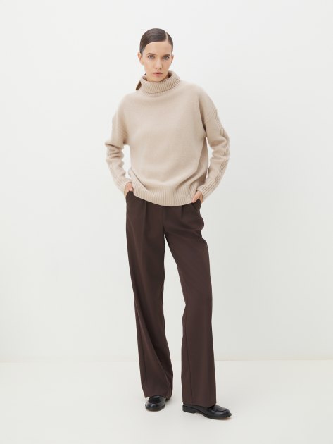 Женский свитер MAISON DAVID, Артикул 2023-177W, серовато-бежевый | 4269360. Ракурс 2