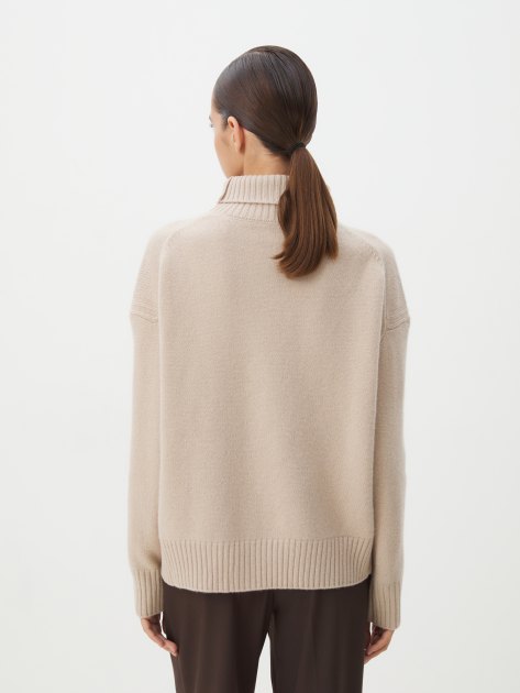 Женский свитер MAISON DAVID, Артикул 2023-177W, серовато-бежевый | 4269360. Ракурс 4
