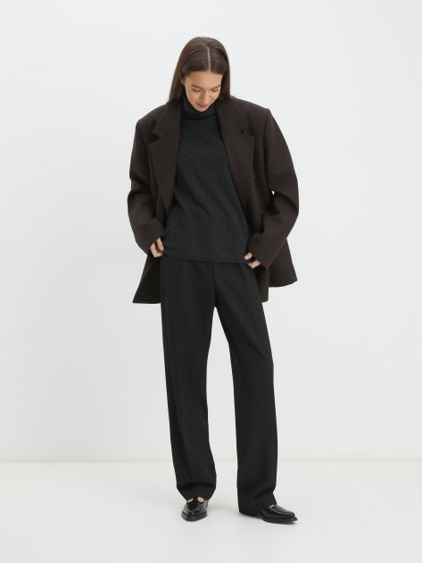 Женский свитер MAISON DAVID, Артикул 2023-176, антрацитовый | 4269495. Ракурс 2