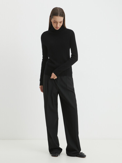 Женская водолазка MAISON DAVID, Артикул MNZ9889, черный | 4269510. Ракурс 2