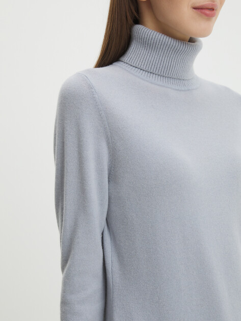 Женская водолазка MAISON DAVID, Артикул MNZ2805, голубовато-серый | 4269858. Ракурс 3