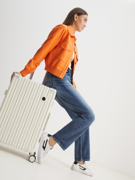 Чемодан MIRONPAN, Артикул 32401 M, молочно-белый | 4270880. Ракурс 7