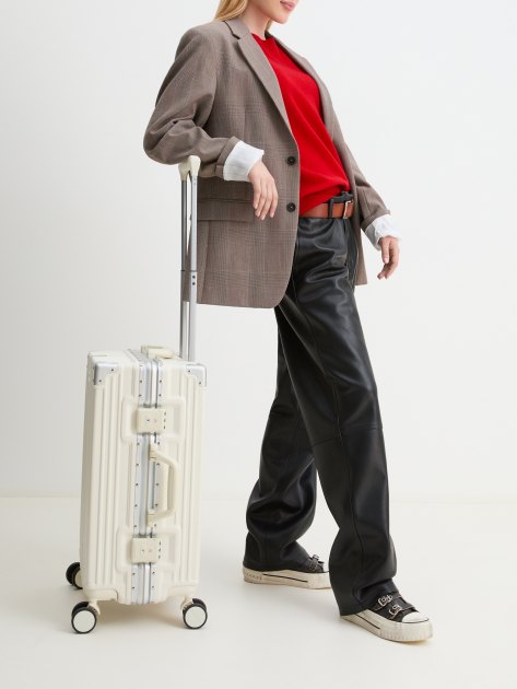 Чемодан MIRONPAN, Артикул 32416 S+, молочно-белый | 4270957. Ракурс 2