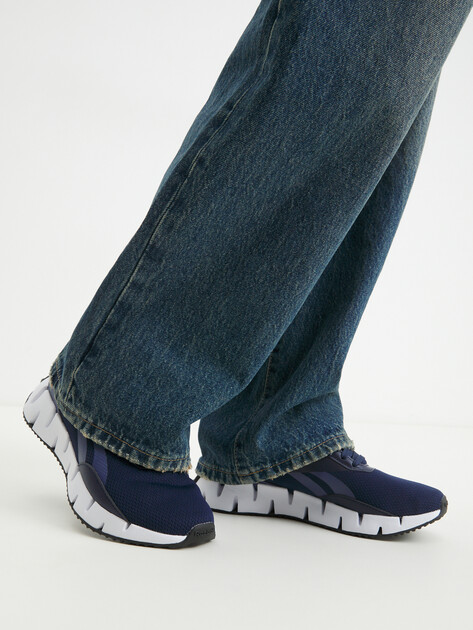 Женские кроссовки REEBOK ZIG DYNAMICA STR, Артикул ZIG DYNAMICA STR, темно-синий | 4271121. Ракурс 2 Женские кроссовки REEBOK ZIG DYNAMICA STR, Артикул ZIG DYNAMICA STR, темно-синий | 4271121. Ракурс 2