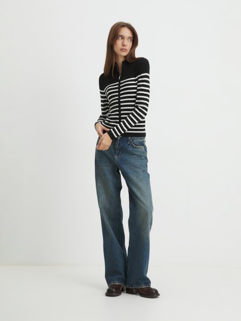 Женский кардиган MAISON DAVID, Артикул 30W257, черный | 4272802. Ракурс 2