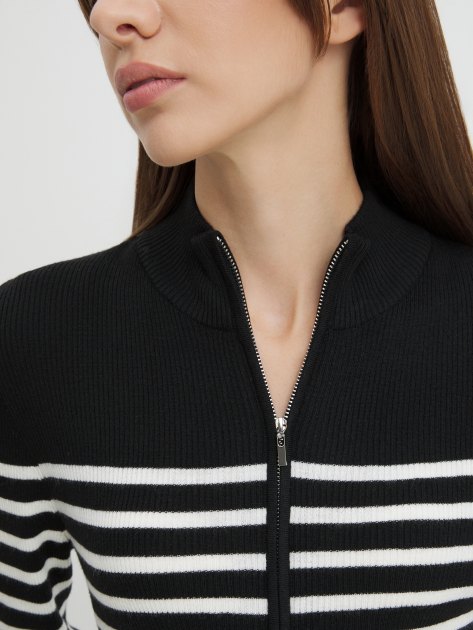 Женский кардиган MAISON DAVID, Артикул 30W257, черный | 4272802. Ракурс 3
