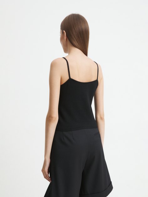 Топ MAISON DAVID, Артикул 6W089, черный | 4272816. Ракурс 4