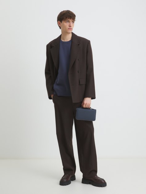 Мужской джемпер MAISON DAVID, Артикул DR03, серо-синий | 4272872. Ракурс 2