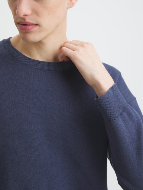 Мужской джемпер MAISON DAVID, Артикул DR03, серо-синий | 4272872. Ракурс 3