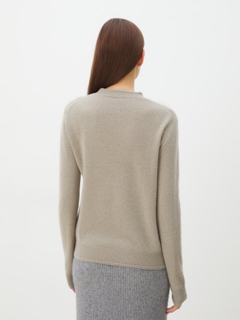 Женский джемпер MAISON DAVID, Артикул HA065, зеленовато-серый | 4272912. Ракурс 4