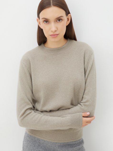 Женский джемпер MAISON DAVID, Артикул HA065, зеленовато-серый | 4272912. Ракурс 5