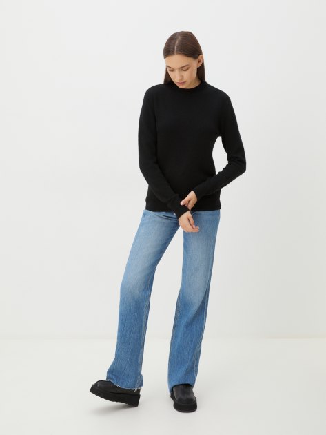 Женский джемпер MAISON DAVID, Артикул HA065, черный | 4272916. Ракурс 2