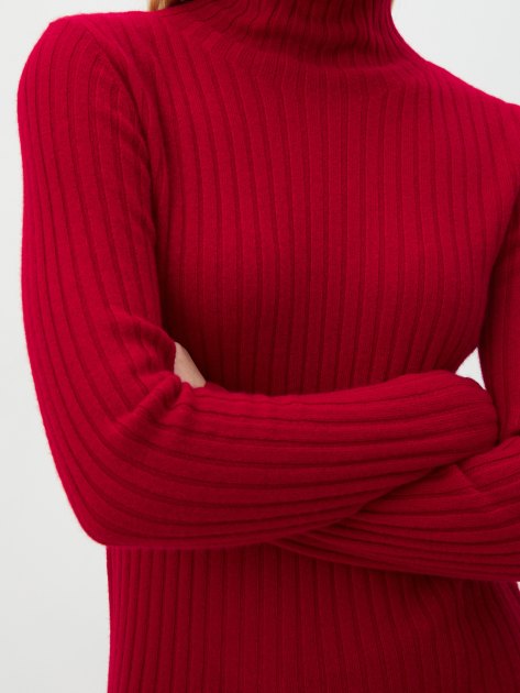 Женская водолазка MAISON DAVID, Артикул NZ8806, рубиновый | 4273118. Ракурс 3