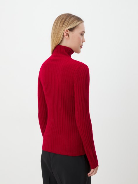 Женская водолазка MAISON DAVID, Артикул NZ8806, рубиновый | 4273118. Ракурс 4