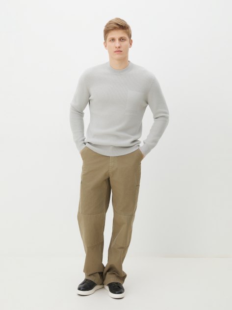 Мужской джемпер MAISON DAVID, Артикул YX16, светло-серый | 4273161. Ракурс 2