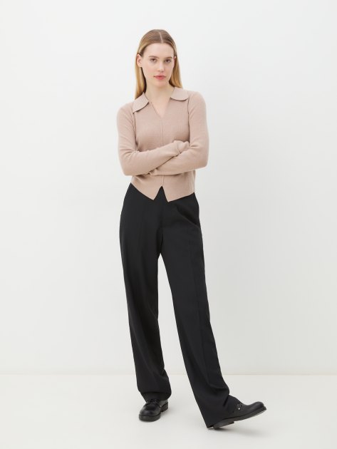 Женский пуловер MAISON DAVID, Артикул 6W2225, розово-бежевый | 4273174. Ракурс 2