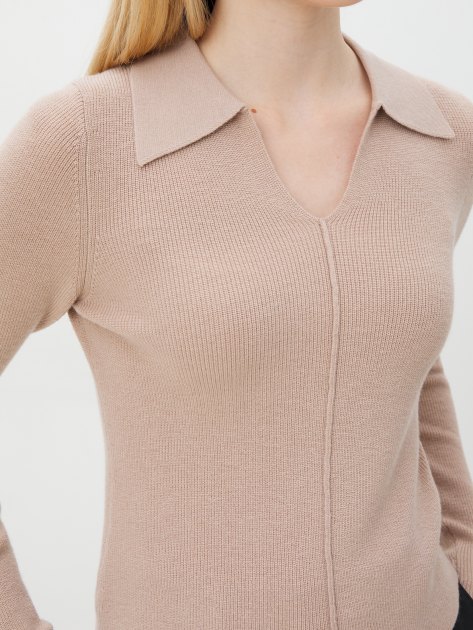 Женский пуловер MAISON DAVID, Артикул 6W2225, розово-бежевый | 4273174. Ракурс 3