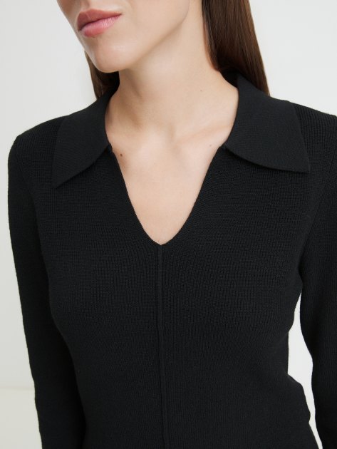 Женский пуловер MAISON DAVID, Артикул 6W2225, черный | 4273182. Ракурс 3