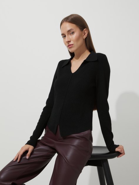 Женский пуловер MAISON DAVID, Артикул 6W2225, черный | 4273182. Ракурс 5