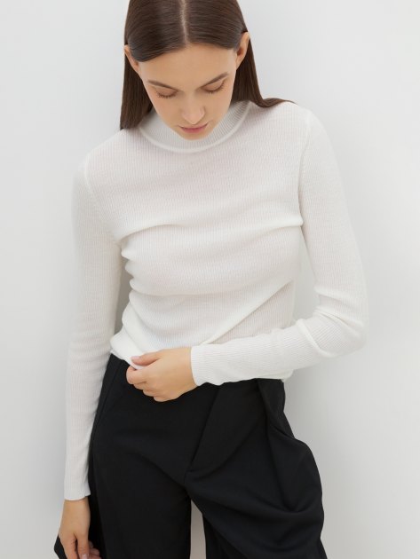 Женский джемпер MAISON DAVID, Артикул NZ1618, белый | 4273230. Ракурс 5