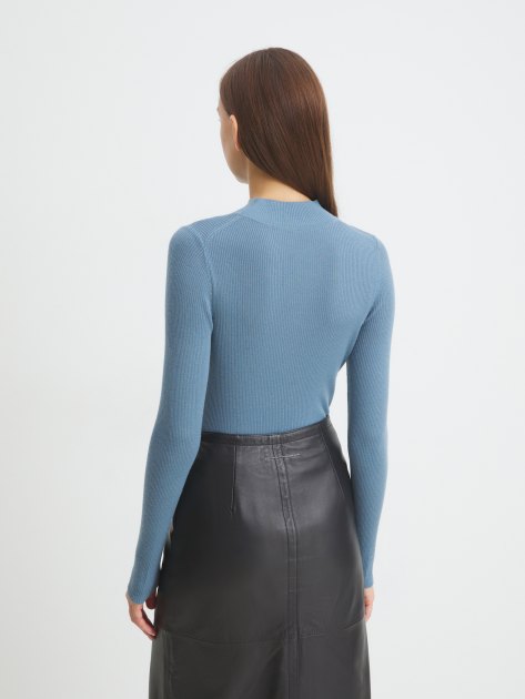 Женский джемпер MAISON DAVID, Артикул NZ1618, серо-голубой | 4273254. Ракурс 4