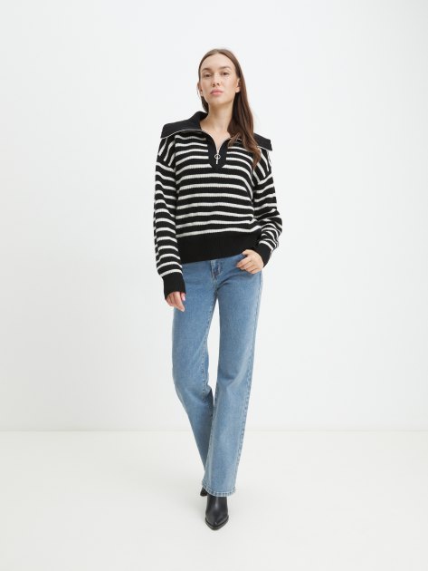 Женский свитер MAISON DAVID, Артикул QM059, черный | 4273294. Ракурс 2