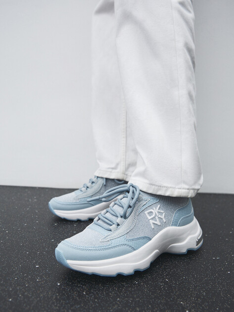 Женские кроссовки-носки DKNY JAMI, Артикул K1563691, голубой | 4274561. Ракурс 6