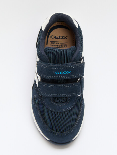 Детские кроссовки GEOX B ALBEN BOY, Артикул B453CA, серо-синий | 4274669. Ракурс 4