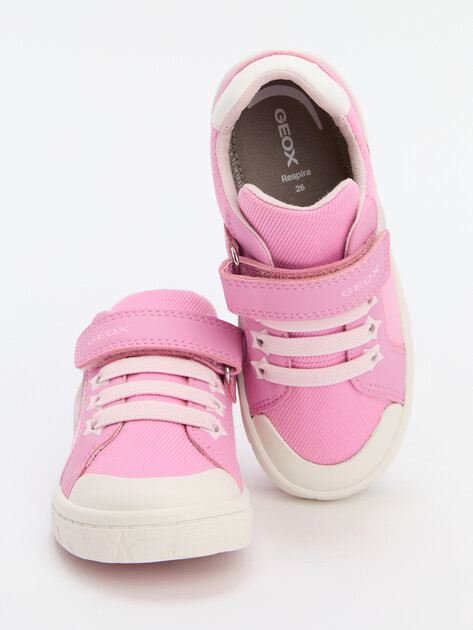 Детские кеды GEOX B GISLI GIRL, Артикул B551MA, розовый | 4274799. Ракурс 5 Детские кеды GEOX B GISLI GIRL, Артикул B551MA, розовый | 4274799. Ракурс 5