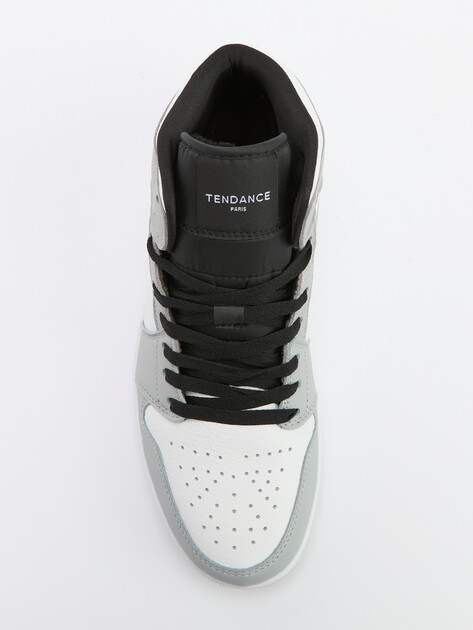 Мужские высокие кеды TENDANCE, Артикул FP-J1-1M, светло-серый | 4275571. Ракурс 5
