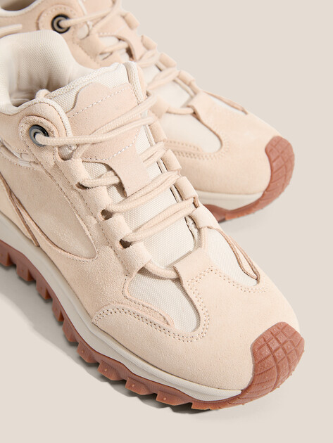 Женские высокие кроссовки TENDANCE, Артикул HC8533X-1, бежевый | 4277814. Ракурс 3
