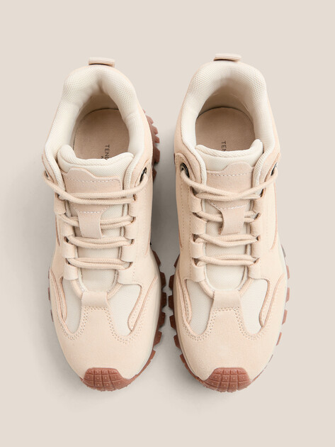 Женские высокие кроссовки TENDANCE, Артикул HC8533X-1, бежевый | 4277814. Ракурс 4