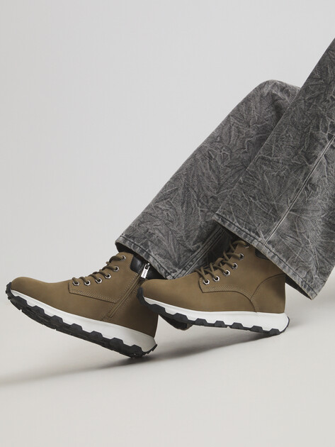 Женские ботинки TENDANCE, Артикул HC20238X-1, хаки | 4278021. Ракурс 2