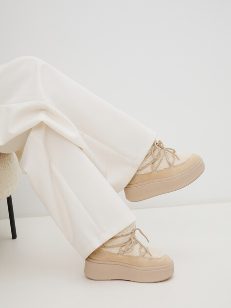 Женские угги TENDANCE, Артикул HC1736Y-34, светло-бежевый | 4278132. Ракурс 2