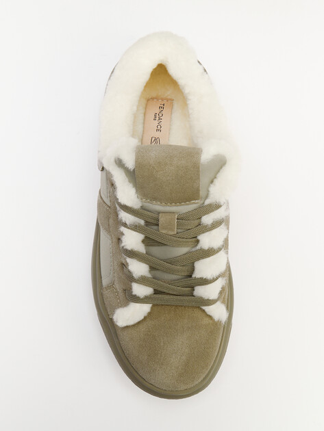 Женские кеды TENDANCE, Артикул HC2208-41, серо-зеленый | 4278175. Ракурс 5