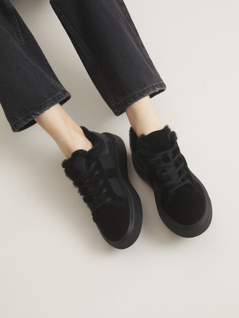 Женские кеды TENDANCE, Артикул HC2208-41, черный | 4278182. Ракурс 2 Женские кеды TENDANCE, Артикул HC2208-41, черный | 4278182. Ракурс 2