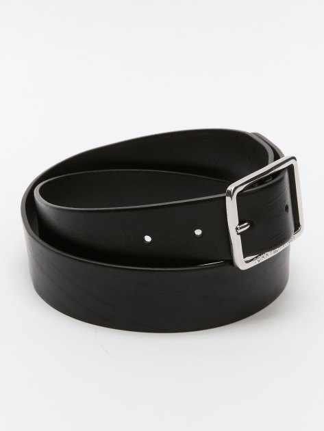 Мужской ремень TOMMY HILFIGER NEW BUCKLE JEANS BELT 3.5, Артикул AM0AM11471, черный | 4278707. Ракурс 2