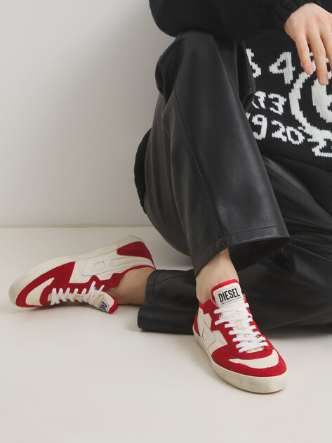 Мужские кеды DIESEL LEROJI, Артикул Y03489, рубиновый | 4278731. Ракурс 2