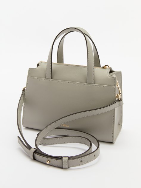 Женская сумка  FURLA, Артикул FURLA NUVOLA S BOSTON BAG, светло-серый | 4278744. Ракурс 5