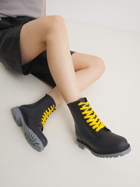 Женские резиновые ботинки TENDANCE, Артикул HVZ-20R2401004, черный | 4280084. Ракурс 2