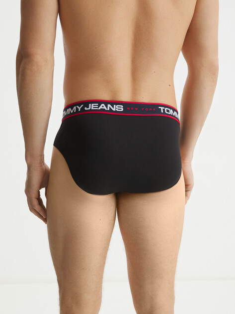 Мужские трусы 3 шт. TOMMY JEANS 3P BRIEF, Артикул UM0UM02970, черный | 4280546. Ракурс 3 Мужские трусы 3 шт. TOMMY JEANS 3P BRIEF, Артикул UM0UM02970, черный | 4280546. Ракурс 3
