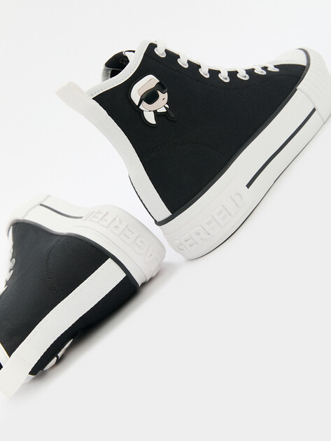 Женские высокие кеды KARL LAGERFELD KAMPUS MAX, Артикул KL60444, черный | 4280824. Ракурс 5 Женские высокие кеды KARL LAGERFELD KAMPUS MAX, Артикул KL60444, черный | 4280824. Ракурс 5