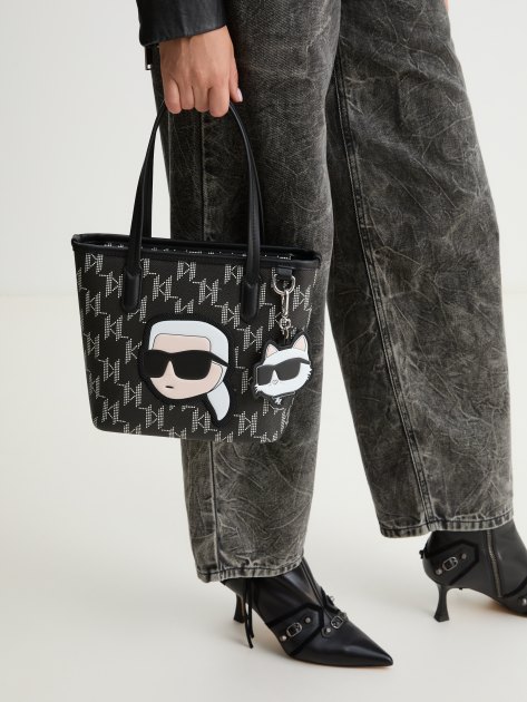 Женский тоут KARL LAGERFELD, Артикул 240W3089(K), черный | 4281335. Ракурс 2