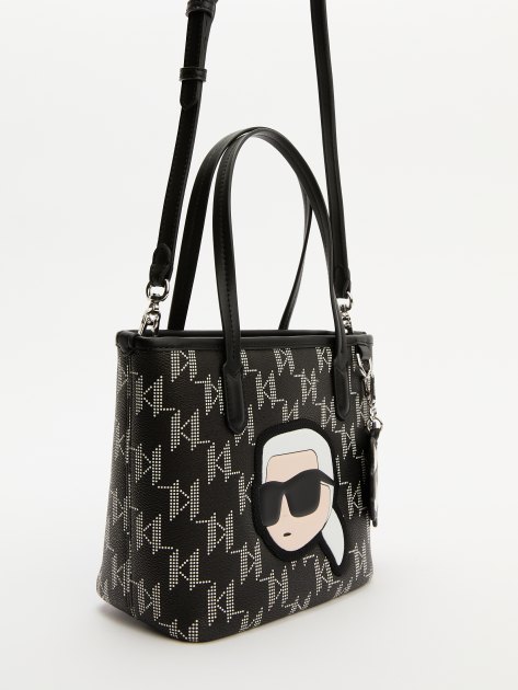 Женский тоут KARL LAGERFELD, Артикул 240W3089(K), черный | 4281335. Ракурс 3