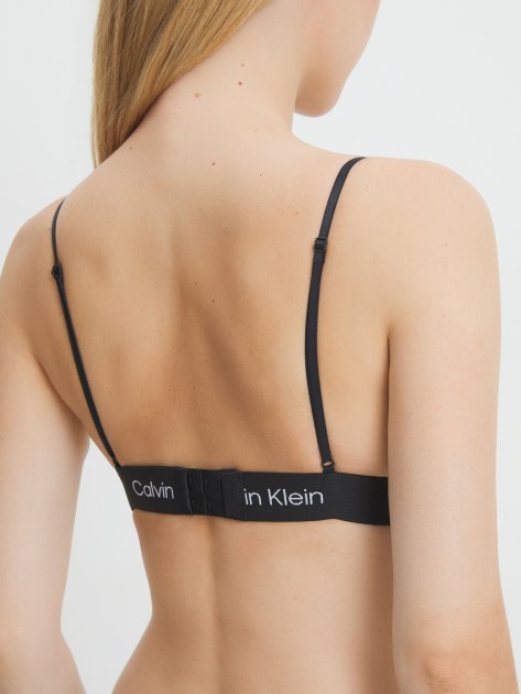 Женский бюстгальтер CALVIN KLEIN UNLINED TRIANGLE, Артикул 000QF7377E, черный | 4281920. Ракурс 2 Женский бюстгальтер CALVIN KLEIN UNLINED TRIANGLE, Артикул 000QF7377E, черный | 4281920. Ракурс 2