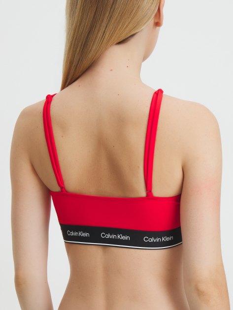 Женский лиф CALVIN KLEIN HALTER BRALETTE, Артикул KW0KW02426, красный | 4282318. Ракурс 2